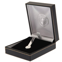 Manchester City FC Silver Plated Tie Slide