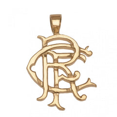 Rangers FC 9ct Gold Pendant Heavy Large