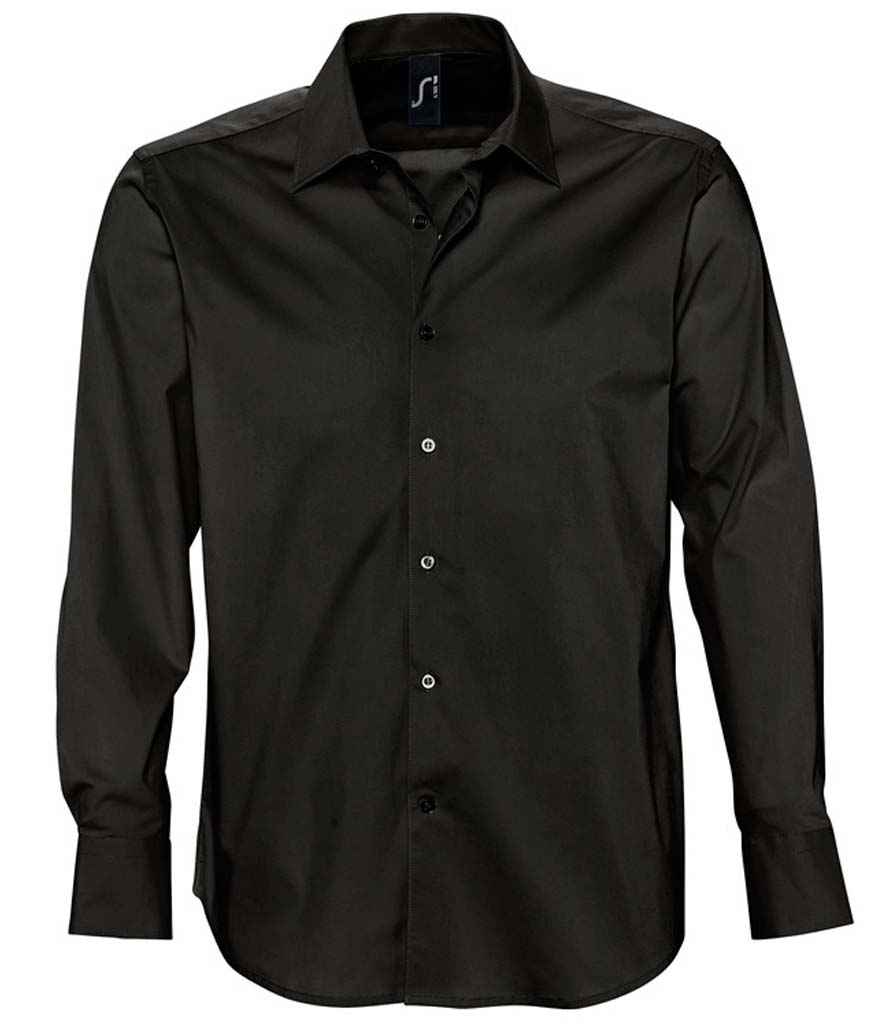 SOLS Brighton Long Sleeve Fitted Shirt