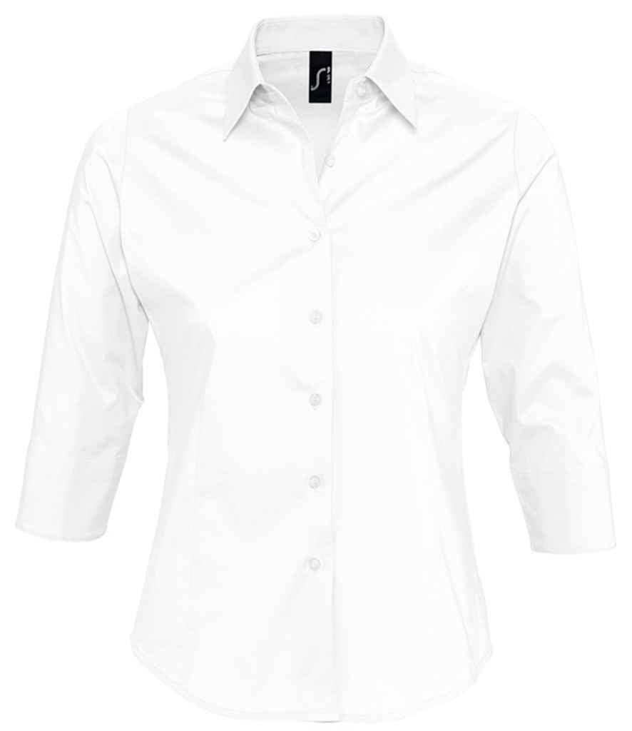 SOLS Ladies Effect 34 Sleeve Fitted Shirt