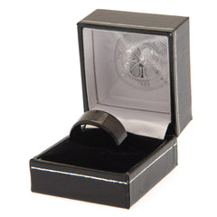 Celtic FC Black IP Ring Small