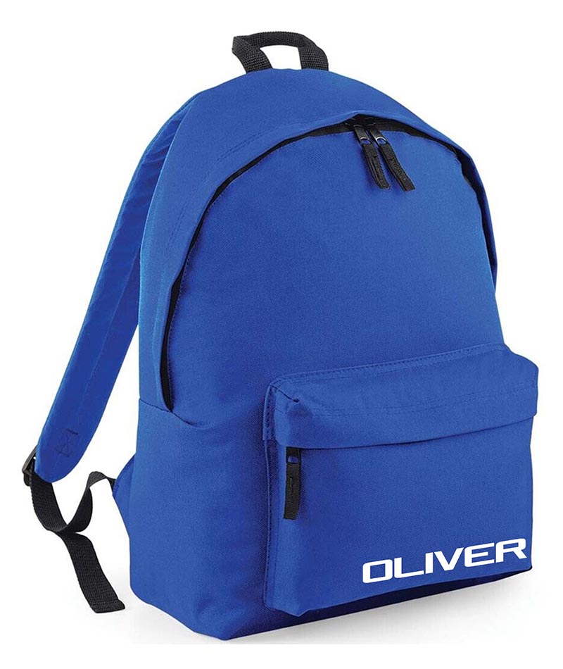 Personalised School Backpack Bag Any Name Text Kids PE Kit Girls Boys Gift