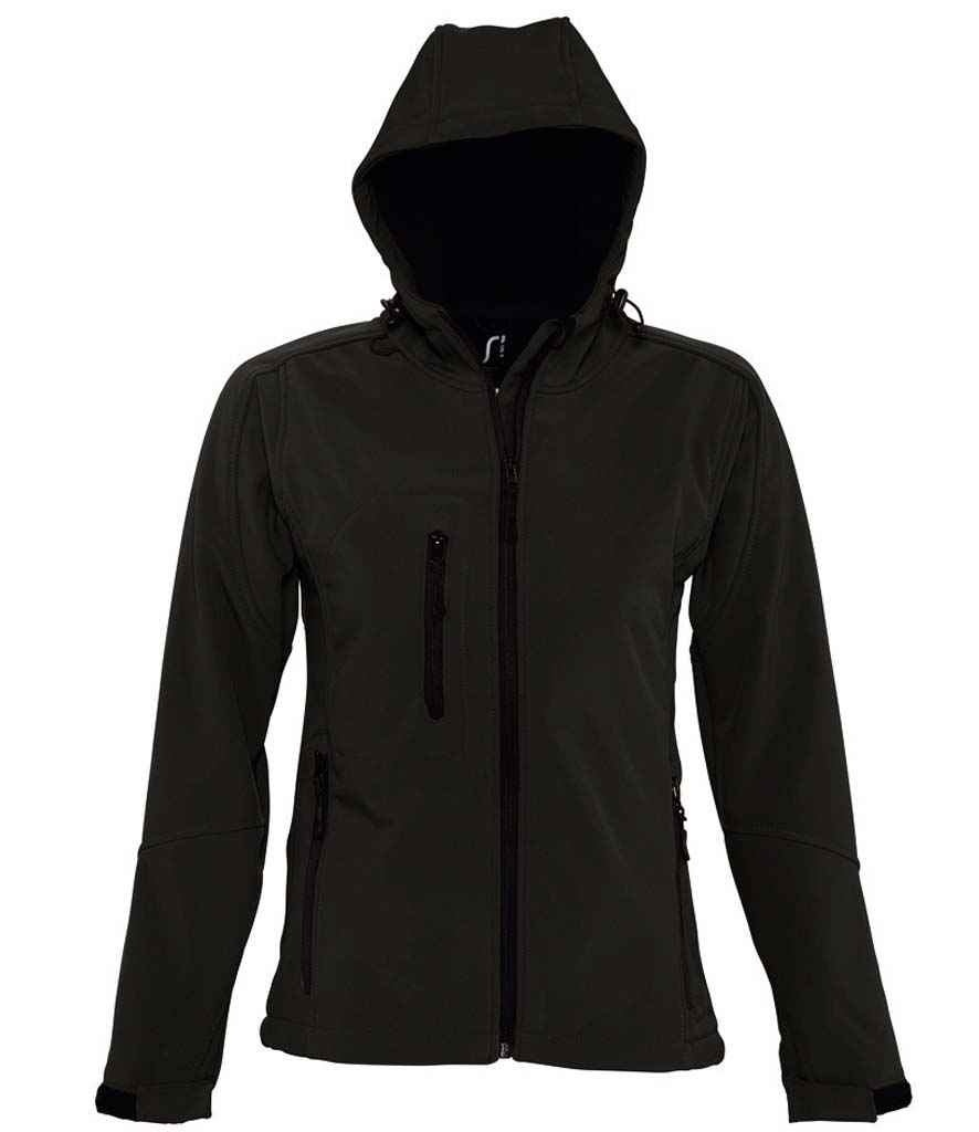 SOLS Ladies Replay Hooded Soft Shell Jacket
