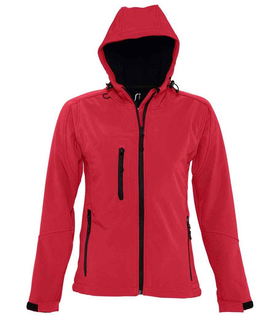 SOLS Ladies Replay Hooded Soft Shell Jacket