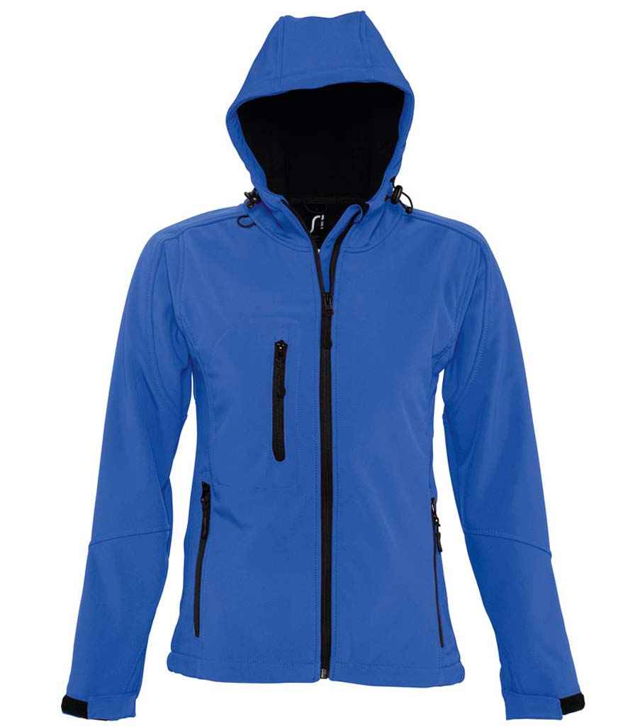 SOLS Ladies Replay Hooded Soft Shell Jacket