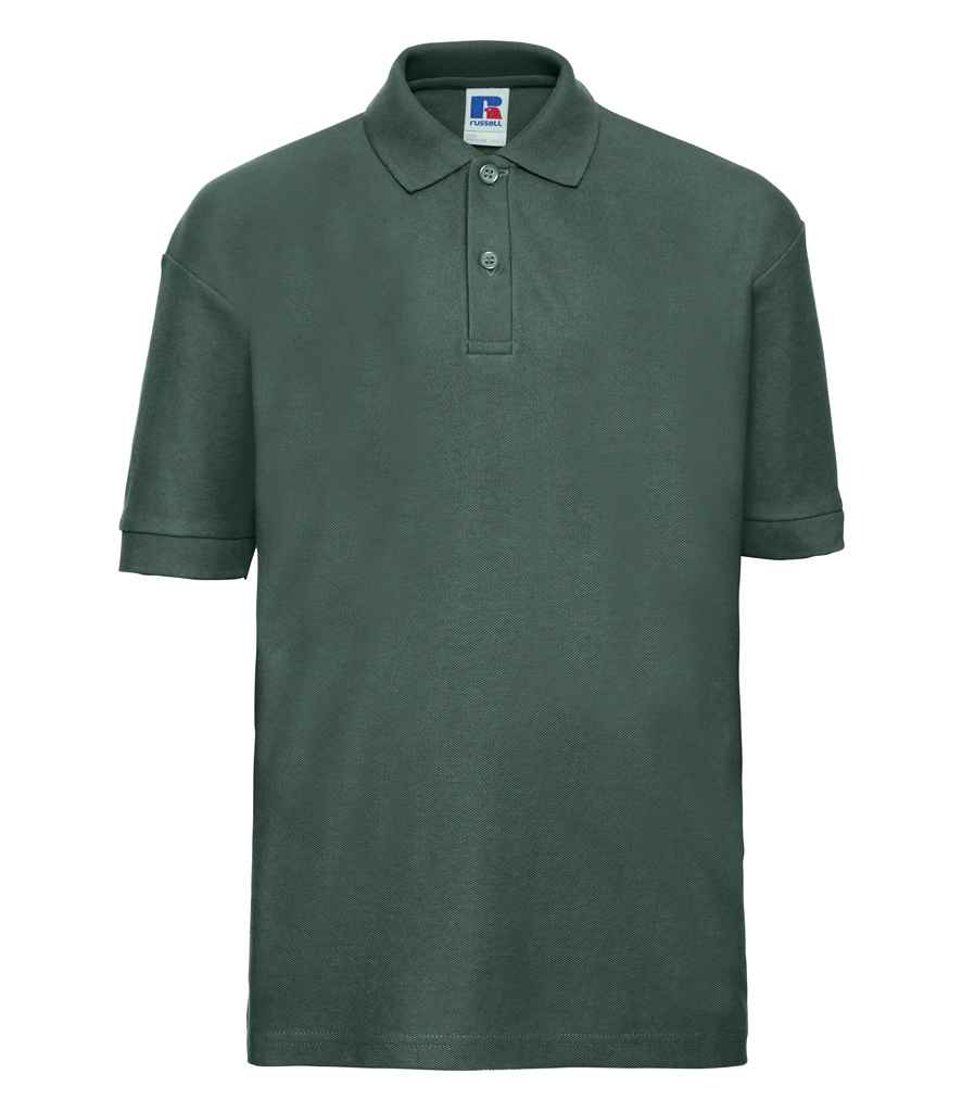 Russell Schoolgear Kids PolyCotton Piqu Polo Shirt