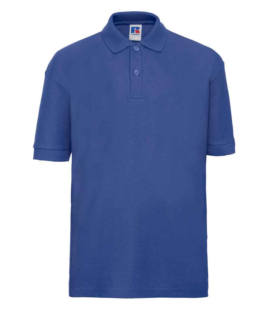 Russell Schoolgear Kids PolyCotton Piqu Polo Shirt