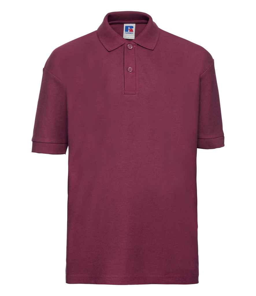 Russell Schoolgear Kids PolyCotton Piqu Polo Shirt