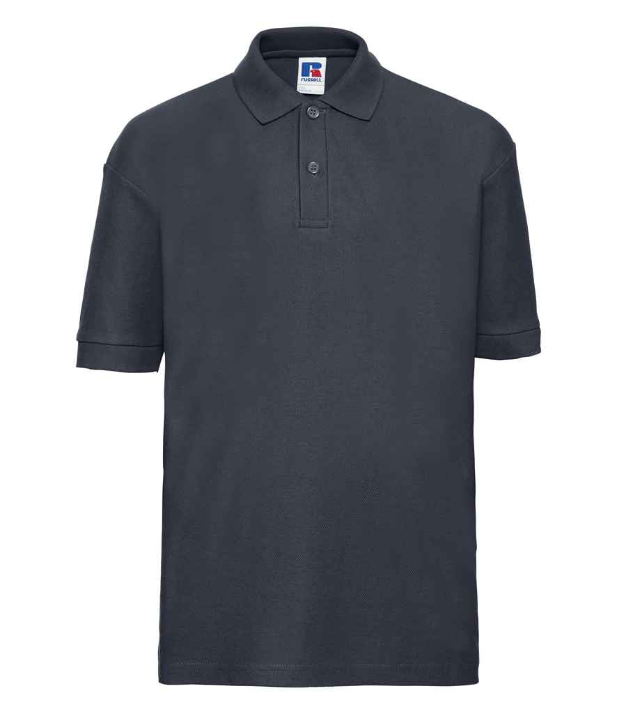 Russell Schoolgear Kids PolyCotton Piqu Polo Shirt