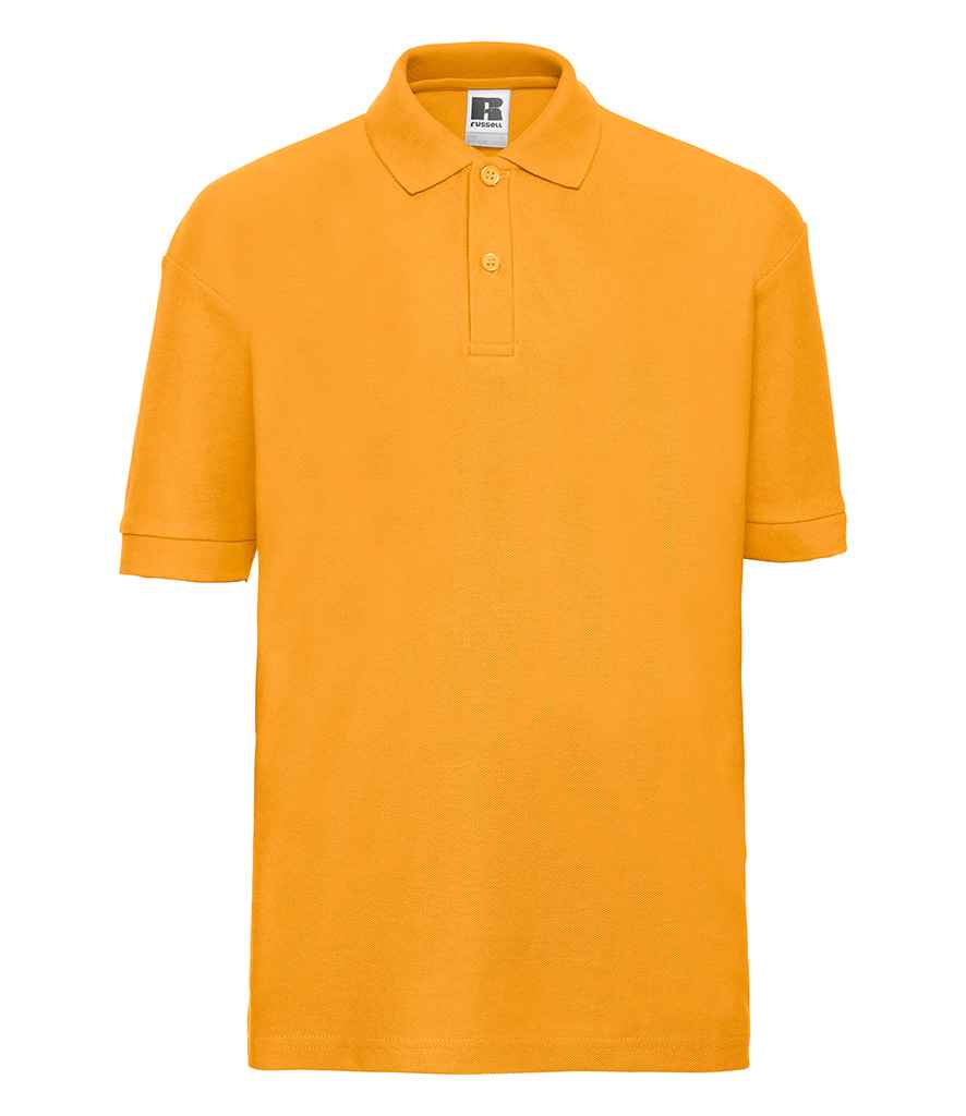 Russell Schoolgear Kids PolyCotton Piqu Polo Shirt