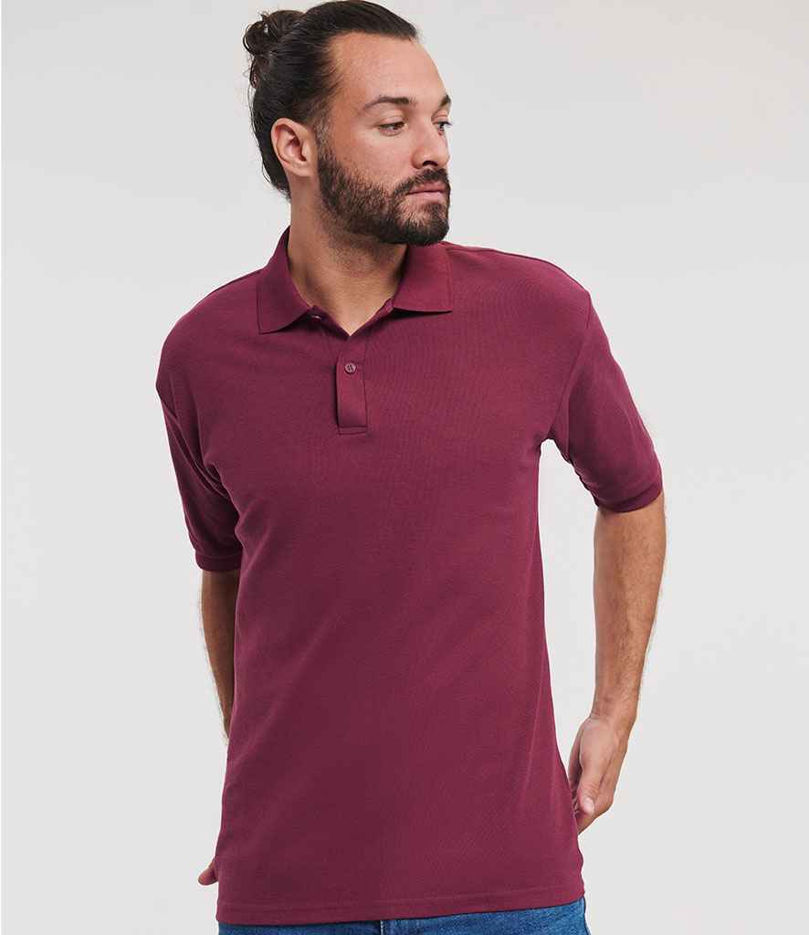 Russell PolyCotton Piqu Polo Shirt