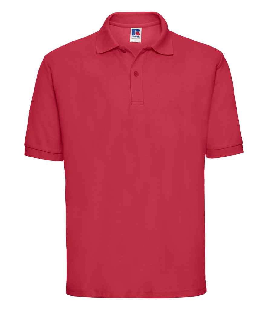 Russell PolyCotton Piqu Polo Shirt
