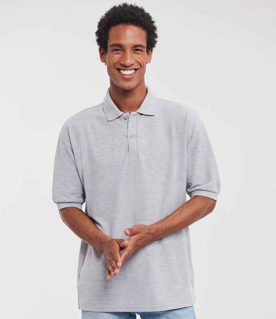 Russell PolyCotton Piqu Polo Shirt