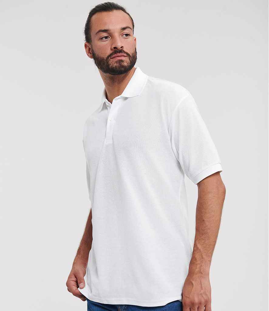 Russell PolyCotton Piqu Polo Shirt