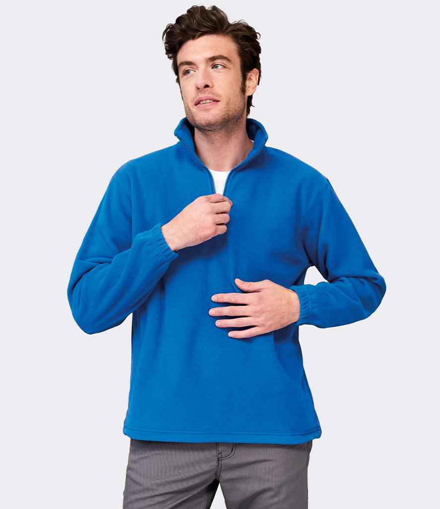 SOLS Ness Zip Neck Fleece