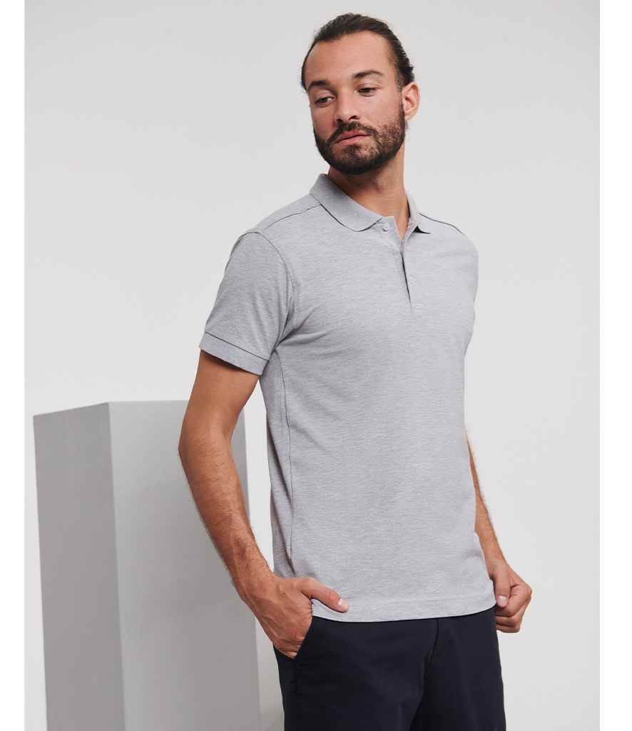 Russell Stretch Piqu Polo Shirt