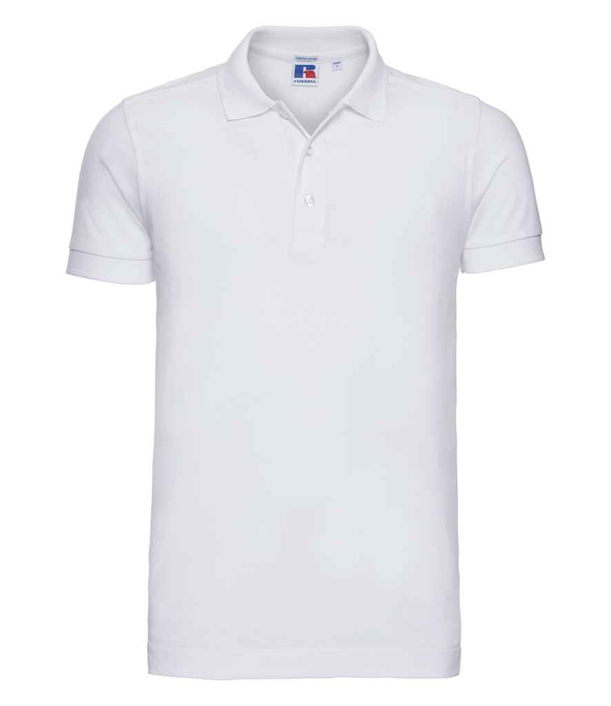 Russell Stretch Piqu Polo Shirt
