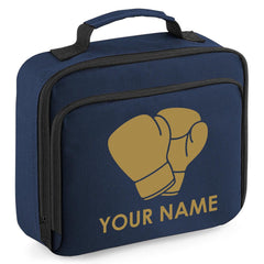Personalised School Lunch Bag Boxing Insulated Snack Box Boys Girls Kids Gift