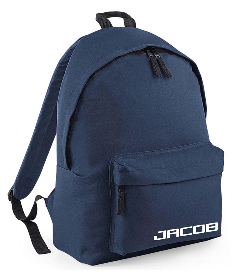 Personalised School Backpack Bag Any Name Text Kids PE Kit Girls Boys Gift