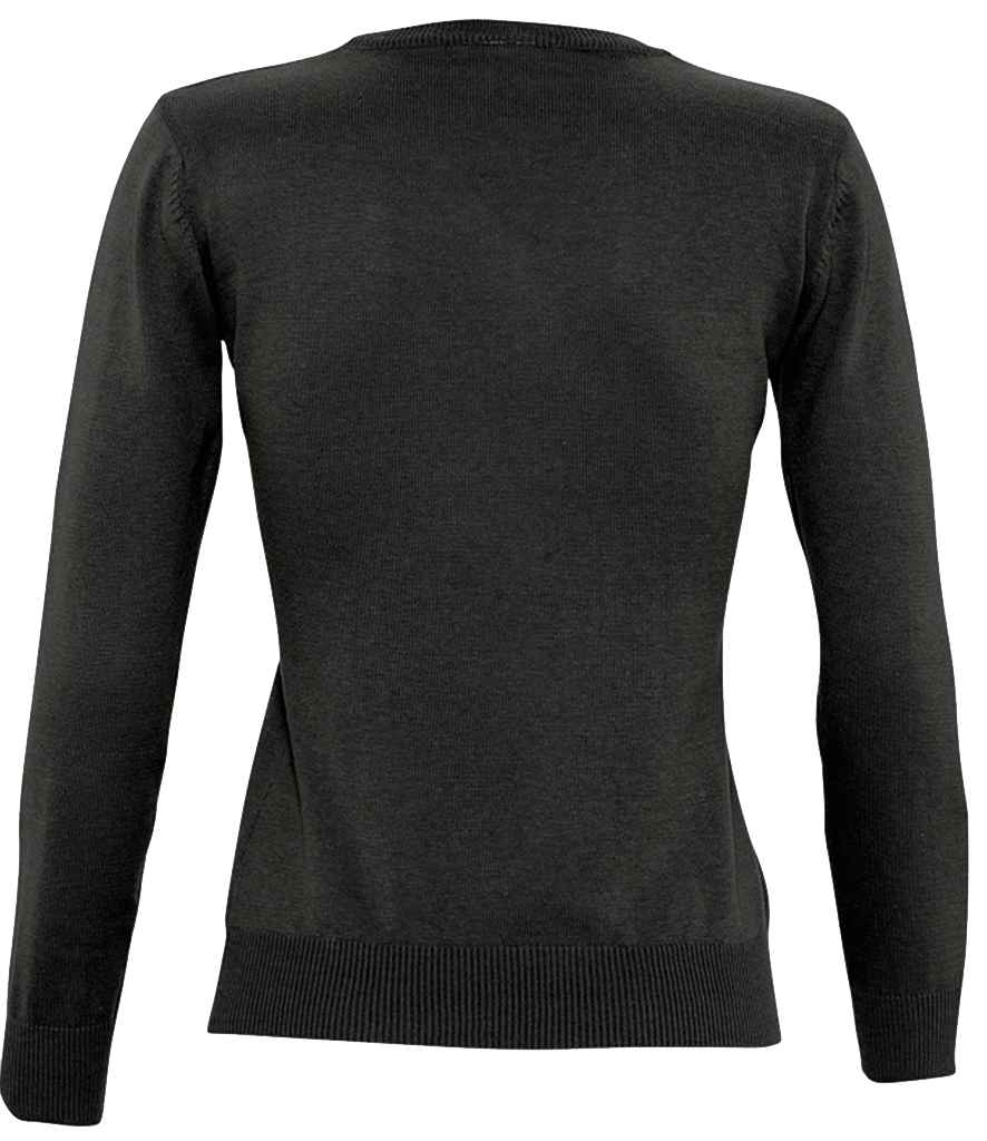 SOLS Ladies Galaxy Cotton Acrylic V Neck Sweater