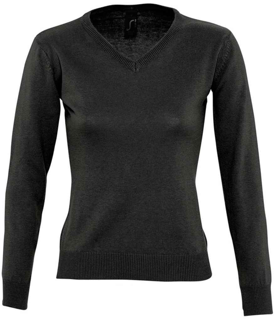 SOLS Ladies Galaxy Cotton Acrylic V Neck Sweater