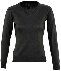 SOLS Ladies Galaxy Cotton Acrylic V Neck Sweater