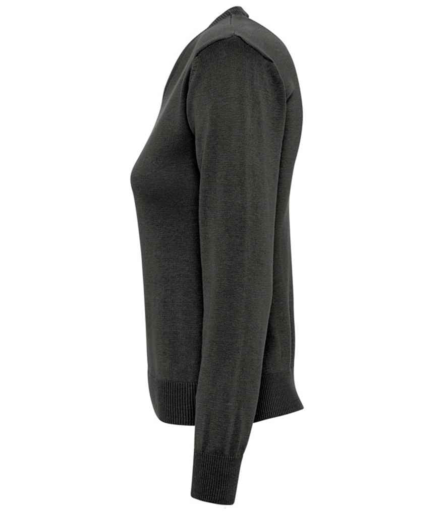 SOLS Ladies Galaxy Cotton Acrylic V Neck Sweater