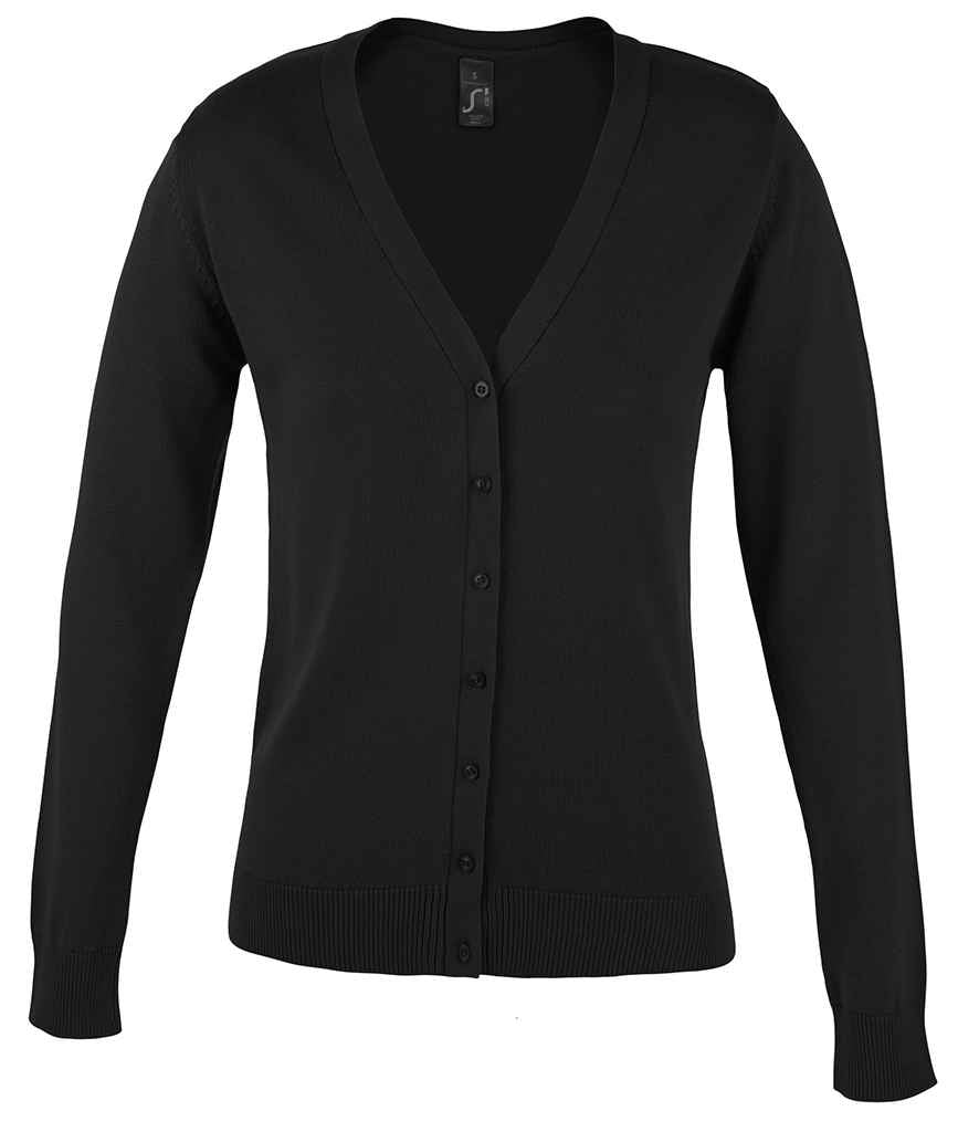 SOLS Ladies Golden Cotton Acrylic V Neck Cardigan
