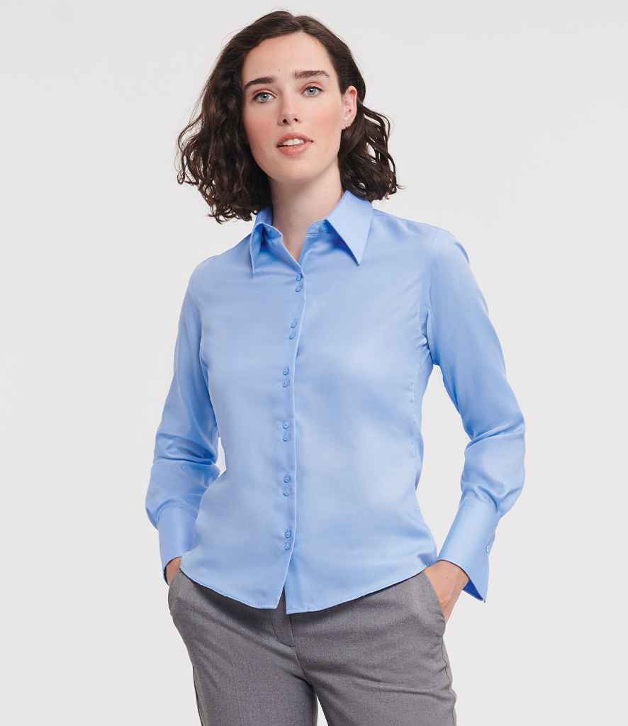 Russell Collection Ladies Long Sleeve Ultimate NonIron Shirt