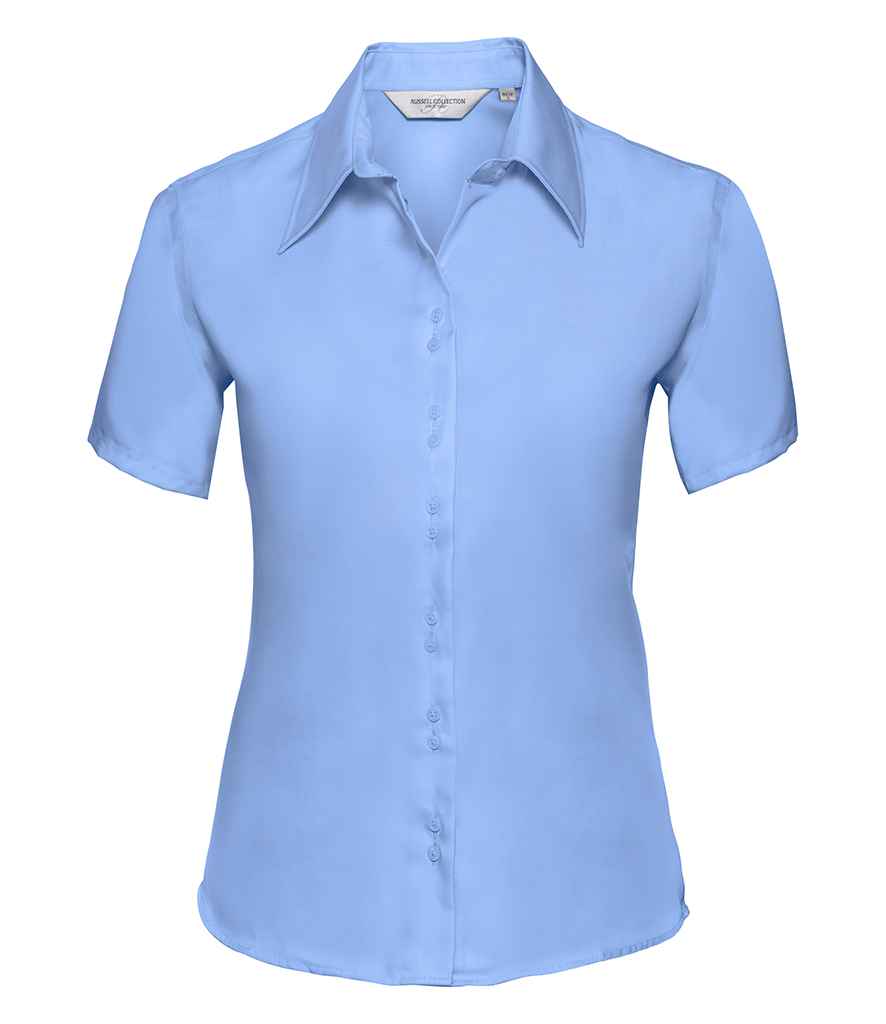 Russell Collection Ladies Short Sleeve Ultimate NonIron Shirt