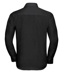 Russell Collection Long Sleeve Tailored Ultimate NonIron Shirt