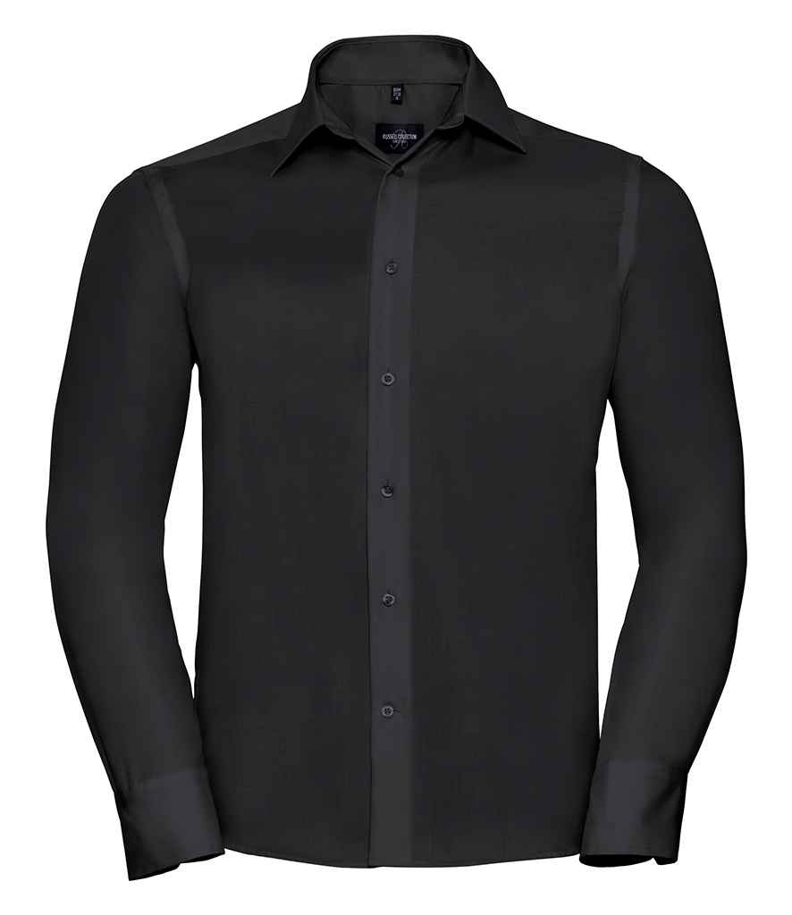 Russell Collection Long Sleeve Tailored Ultimate NonIron Shirt