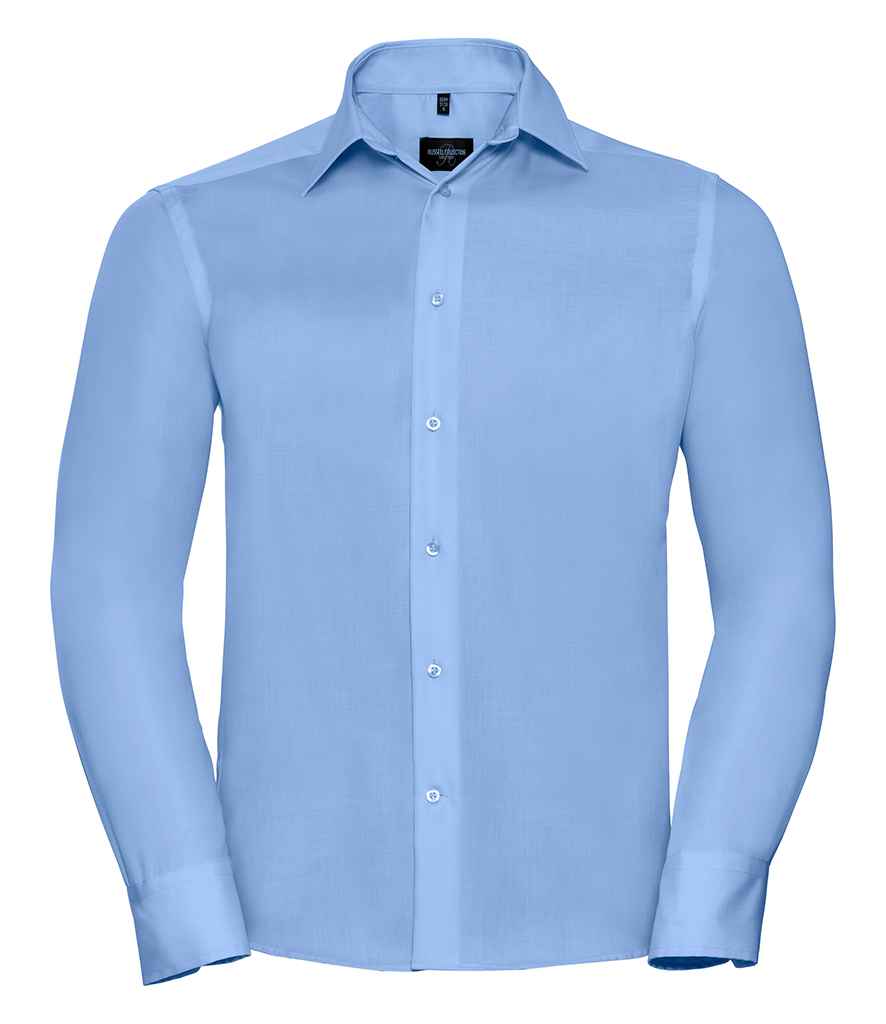 Russell Collection Long Sleeve Tailored Ultimate NonIron Shirt