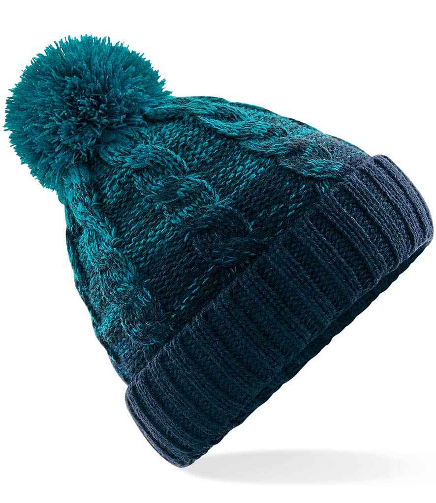Beechfield Ombr Pom Pom Beanie