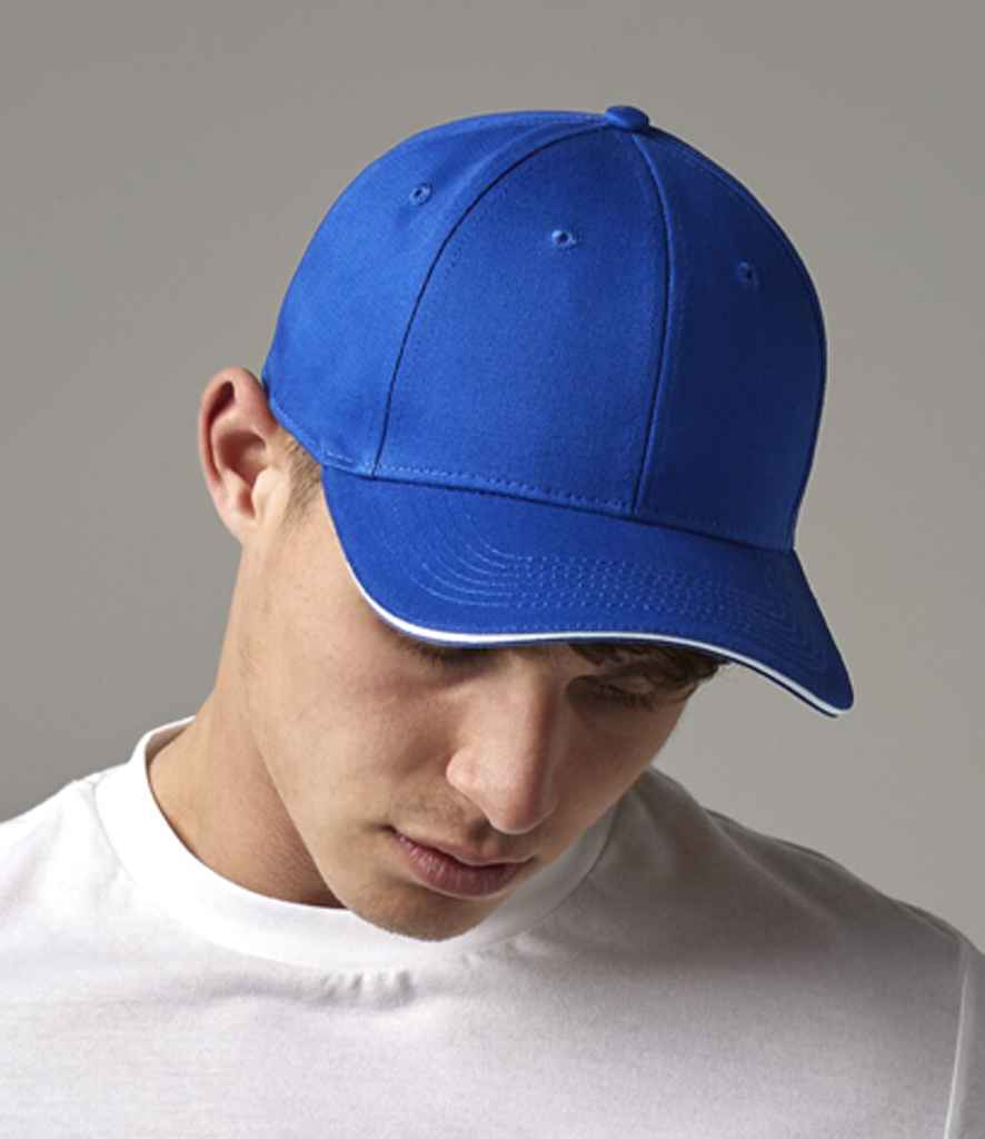 Beechfield EarthAware Classic Organic Cotton 6 Panel Sandwich Peak Cap