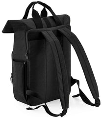 BagBase Recycled Twin Handle RollTop Laptop Backpack