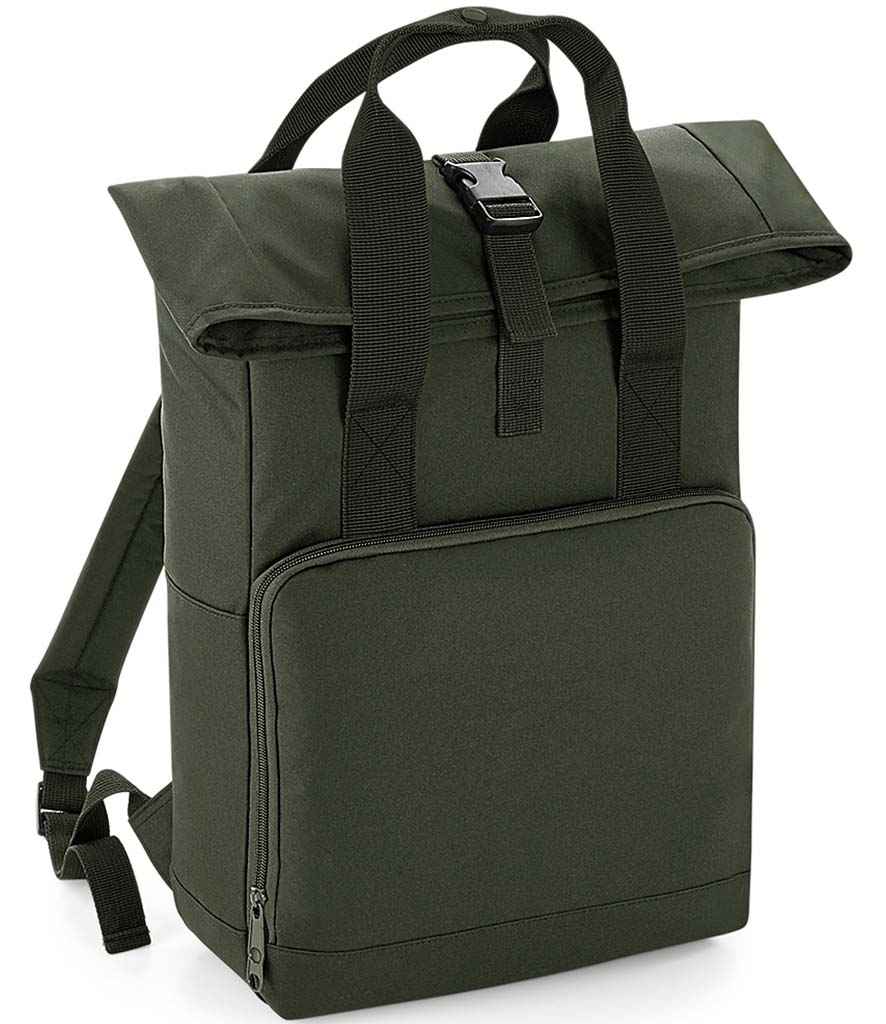 BagBase Recycled Twin Handle RollTop Backpack