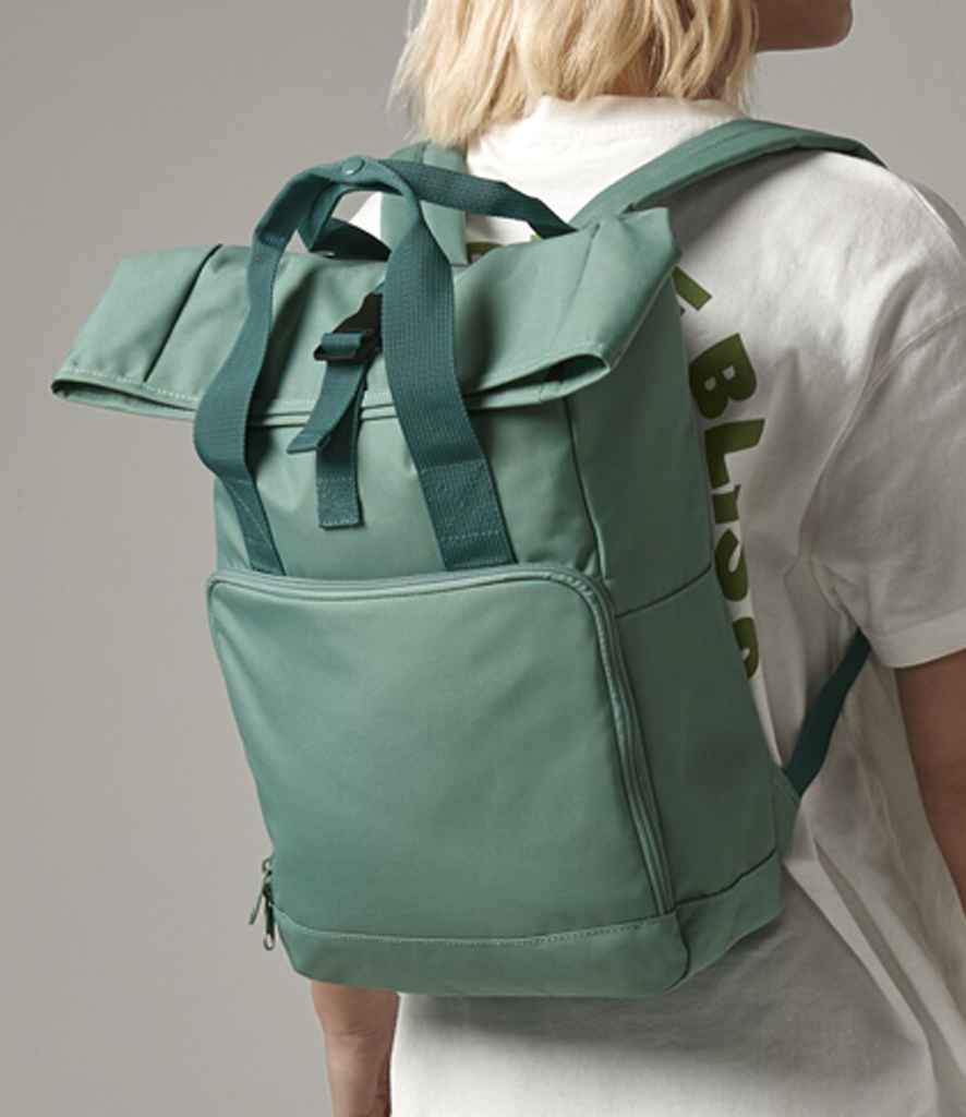 BagBase Recycled Twin Handle RollTop Backpack