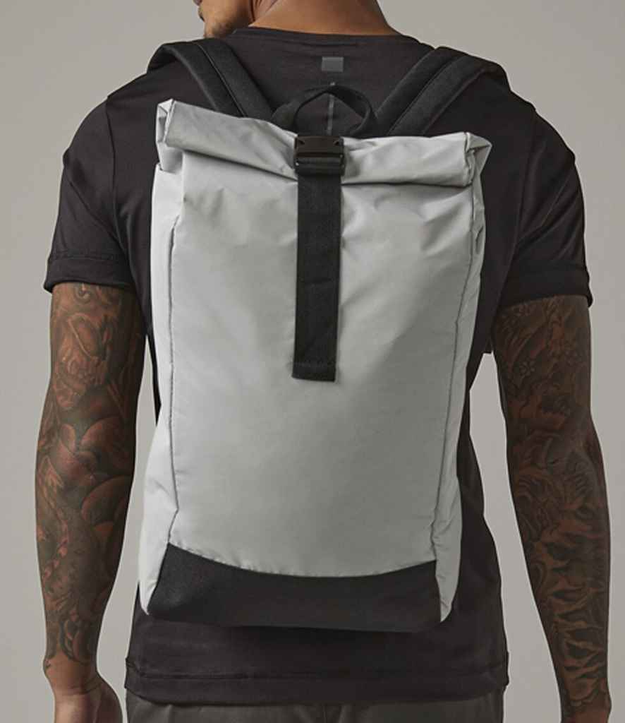 BagBase Reflective RollTop Backpack
