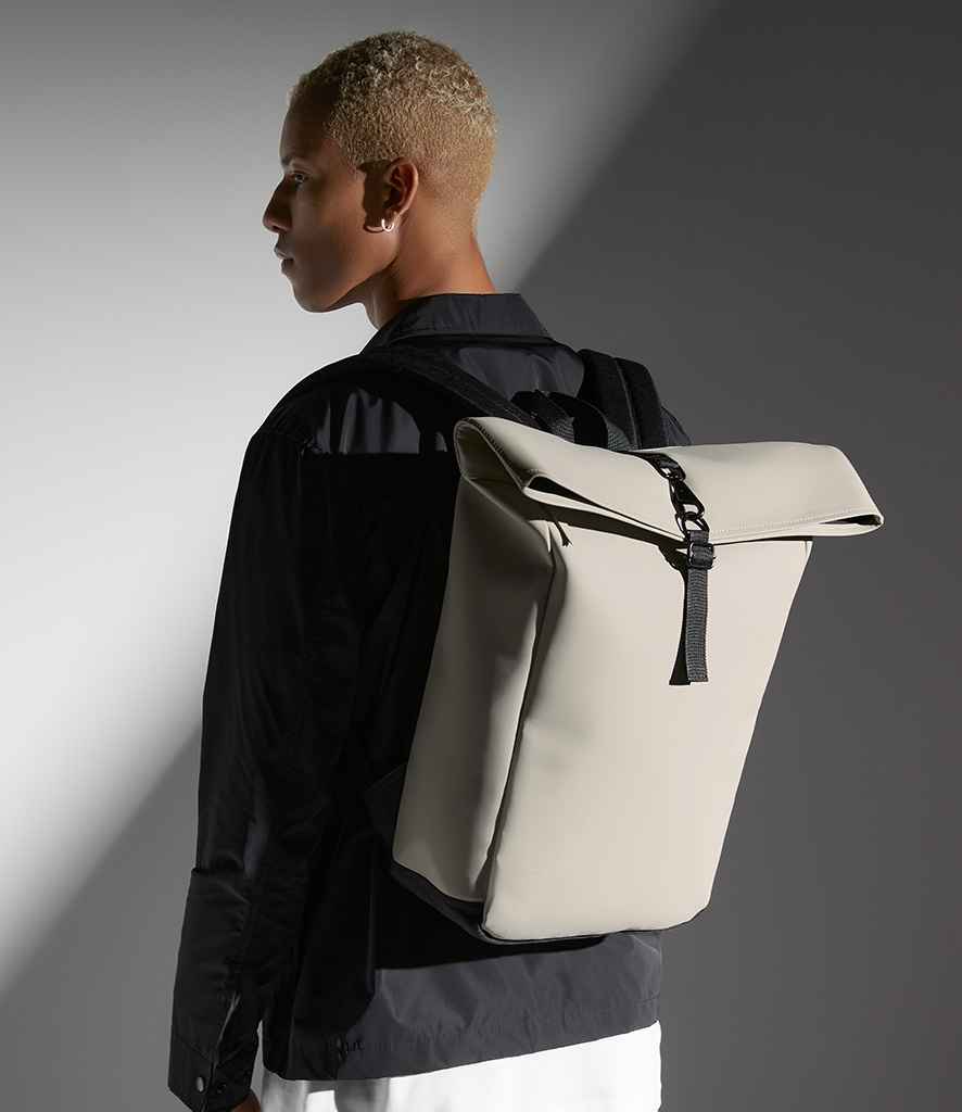 BagBase Matte PU RollTop Backpack