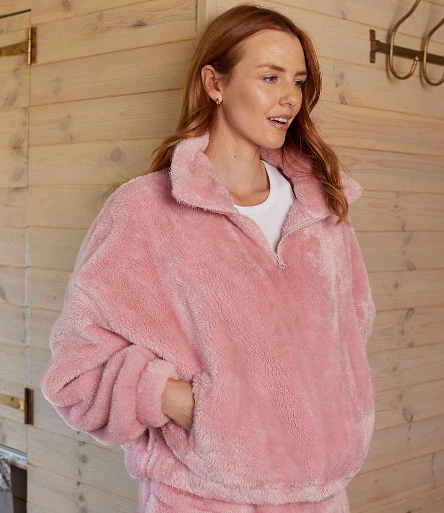 Brand Lab Ladies Fluffy 14 Zip Fleece