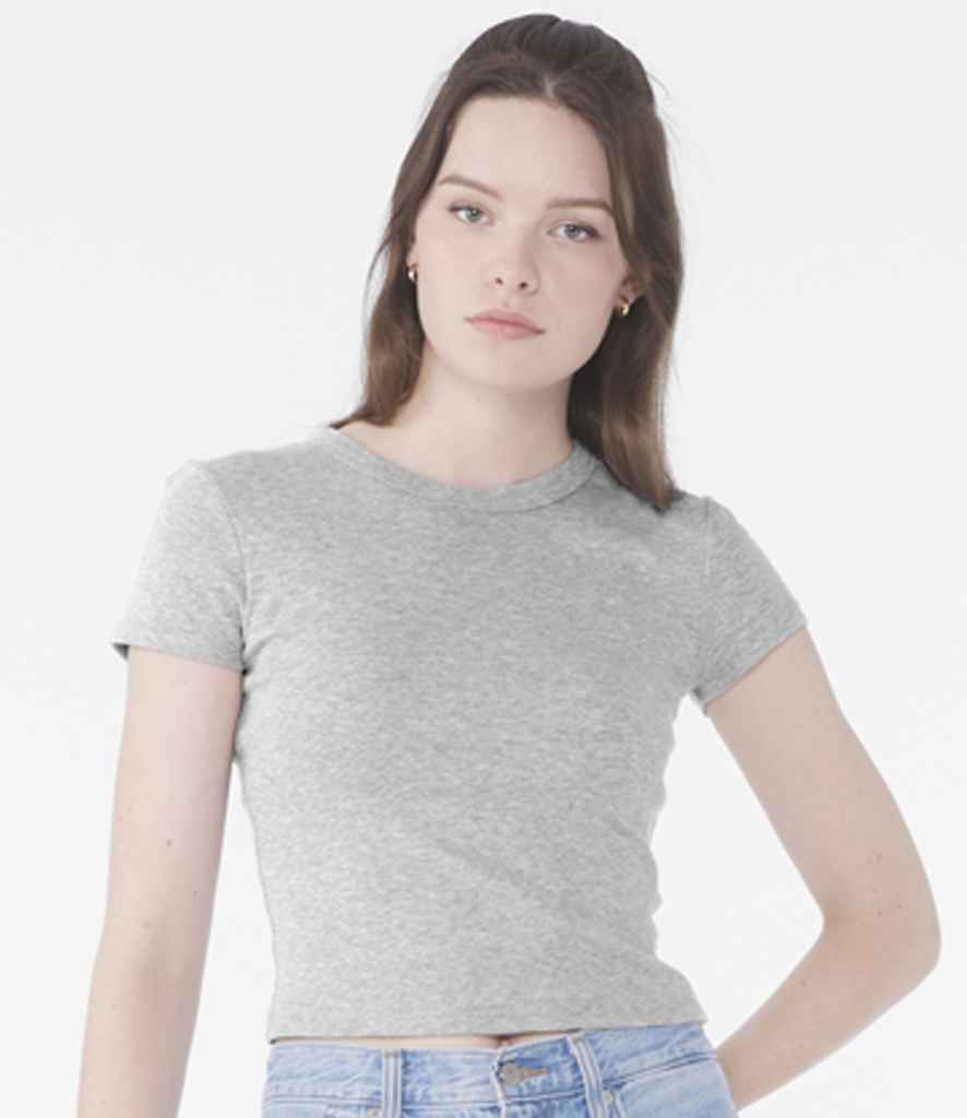 Bella Ladies Micro Rib Baby TShirt