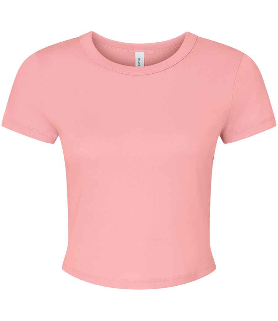 Bella Ladies Micro Rib Baby TShirt