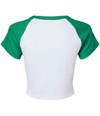 Bella Ladies Micro Rib Raglan Baby TShirt