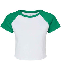 Bella Ladies Micro Rib Raglan Baby TShirt