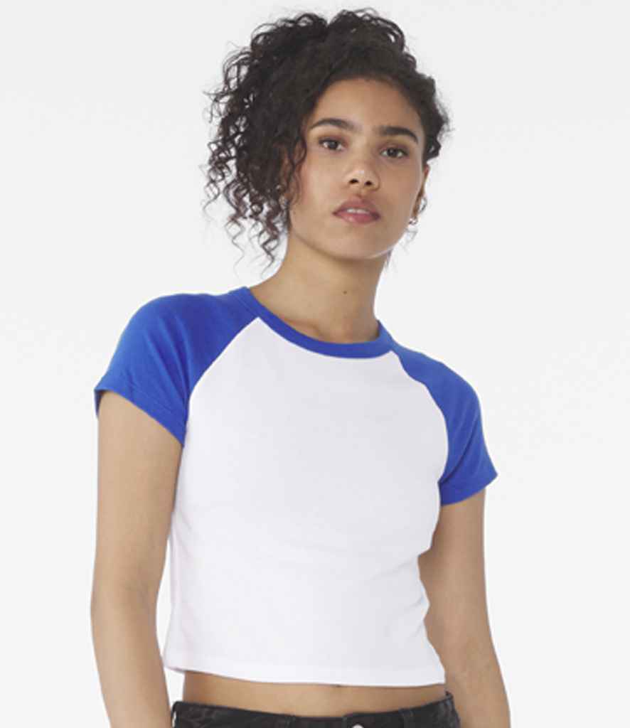 Bella Ladies Micro Rib Raglan Baby TShirt