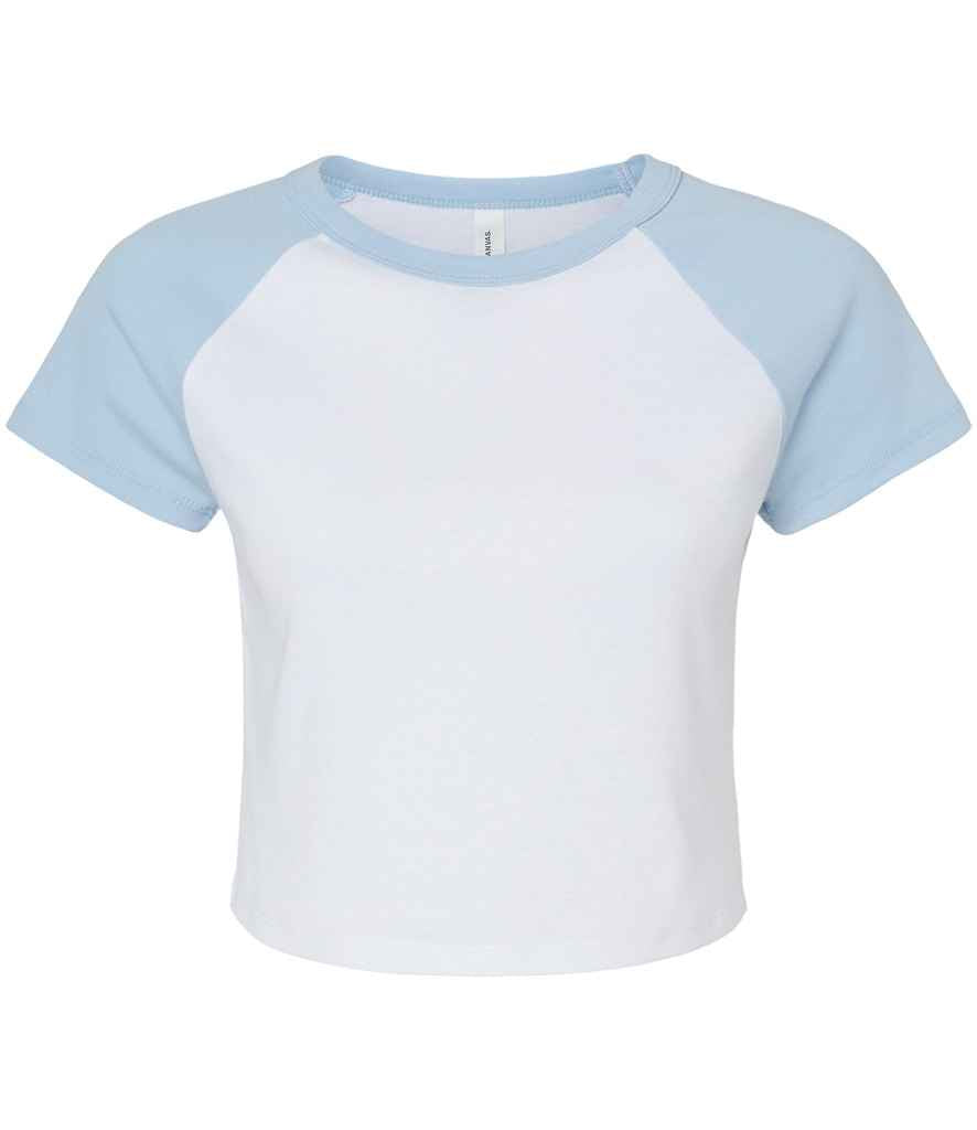 Bella Ladies Micro Rib Raglan Baby TShirt