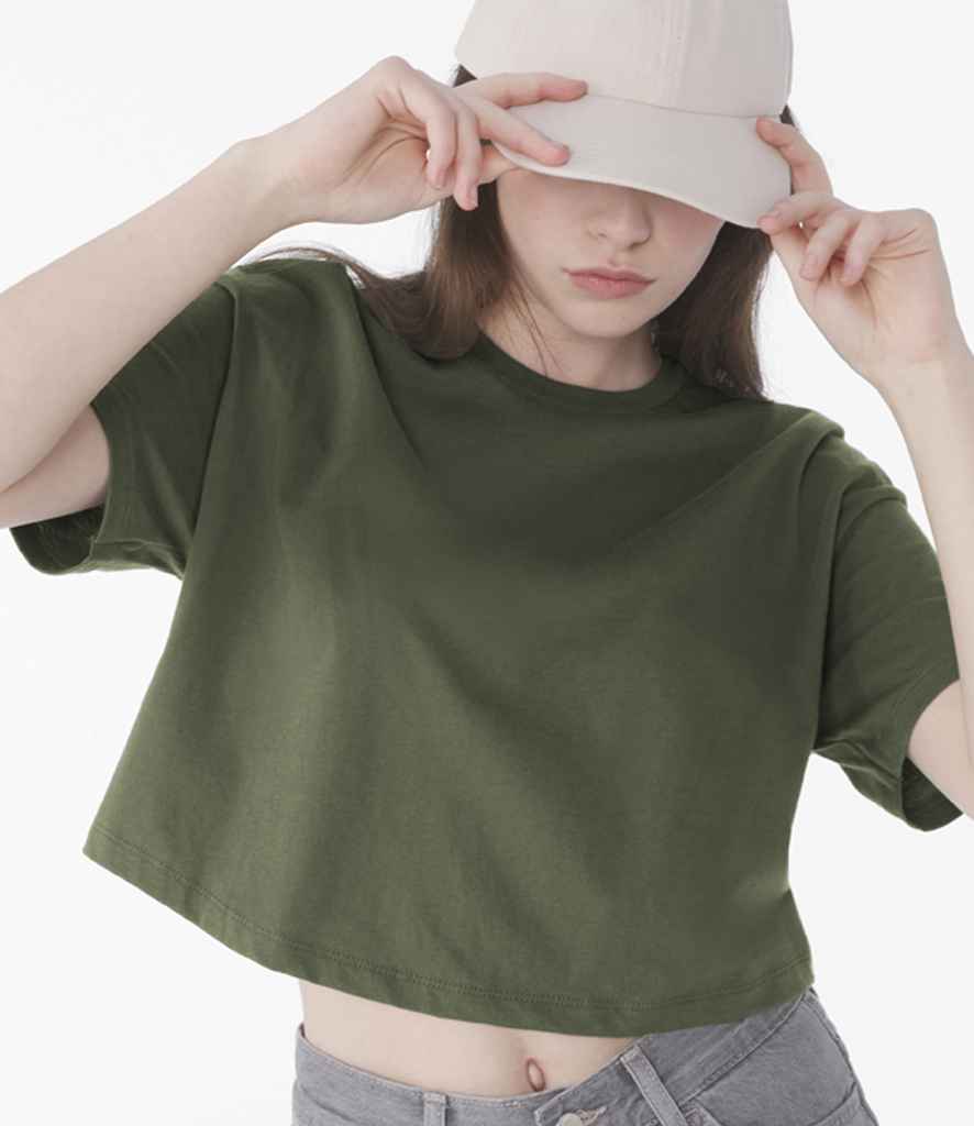 Bella Ladies Jersey Cropped TShirt