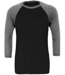 Canvas Unisex 34 Sleeve Baseball TShirt