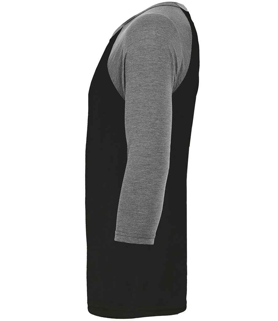 Canvas Unisex 34 Sleeve Baseball TShirt